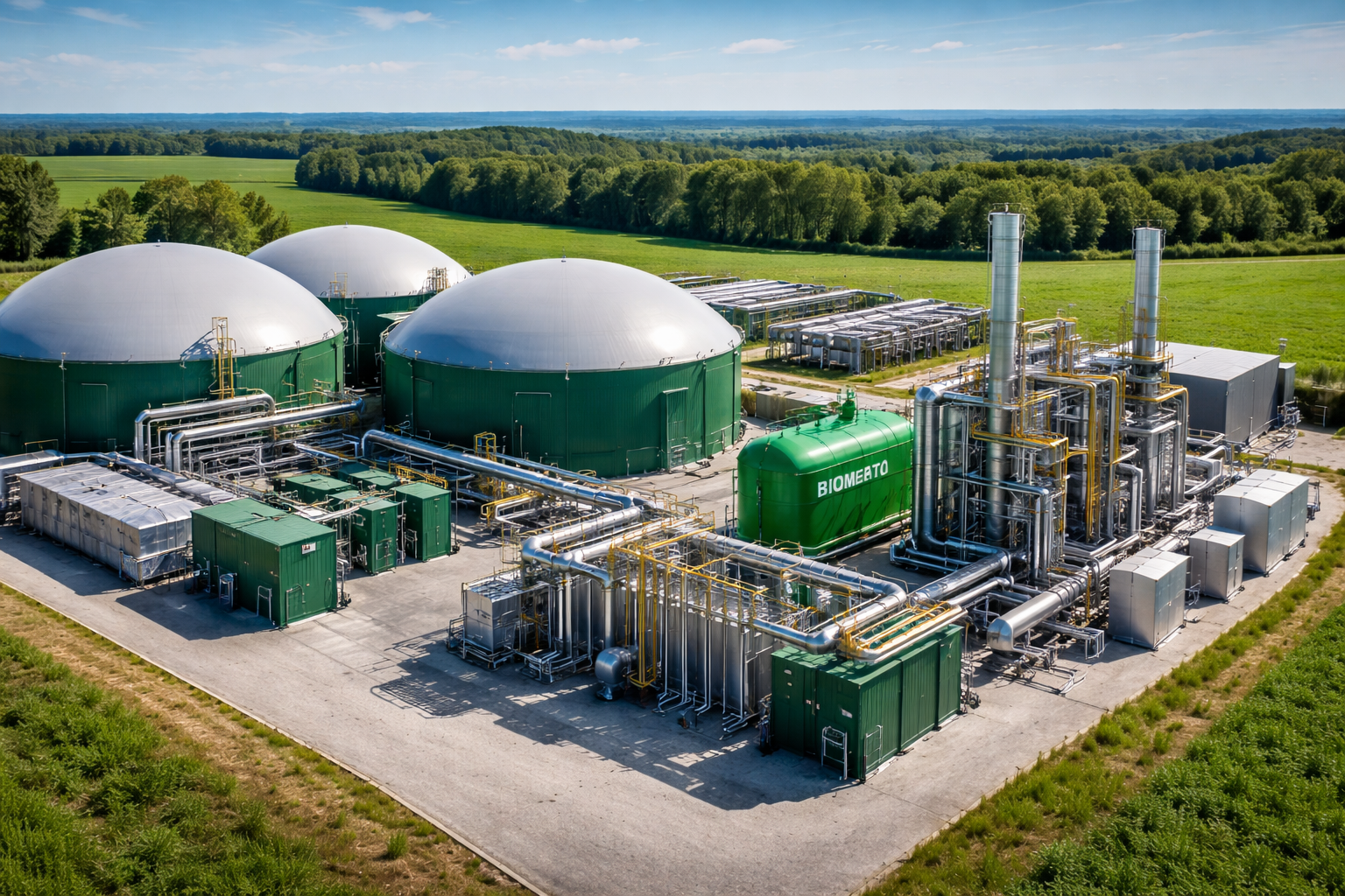 Anaerobic digestion of livestock waste: soil improvement and biomethane