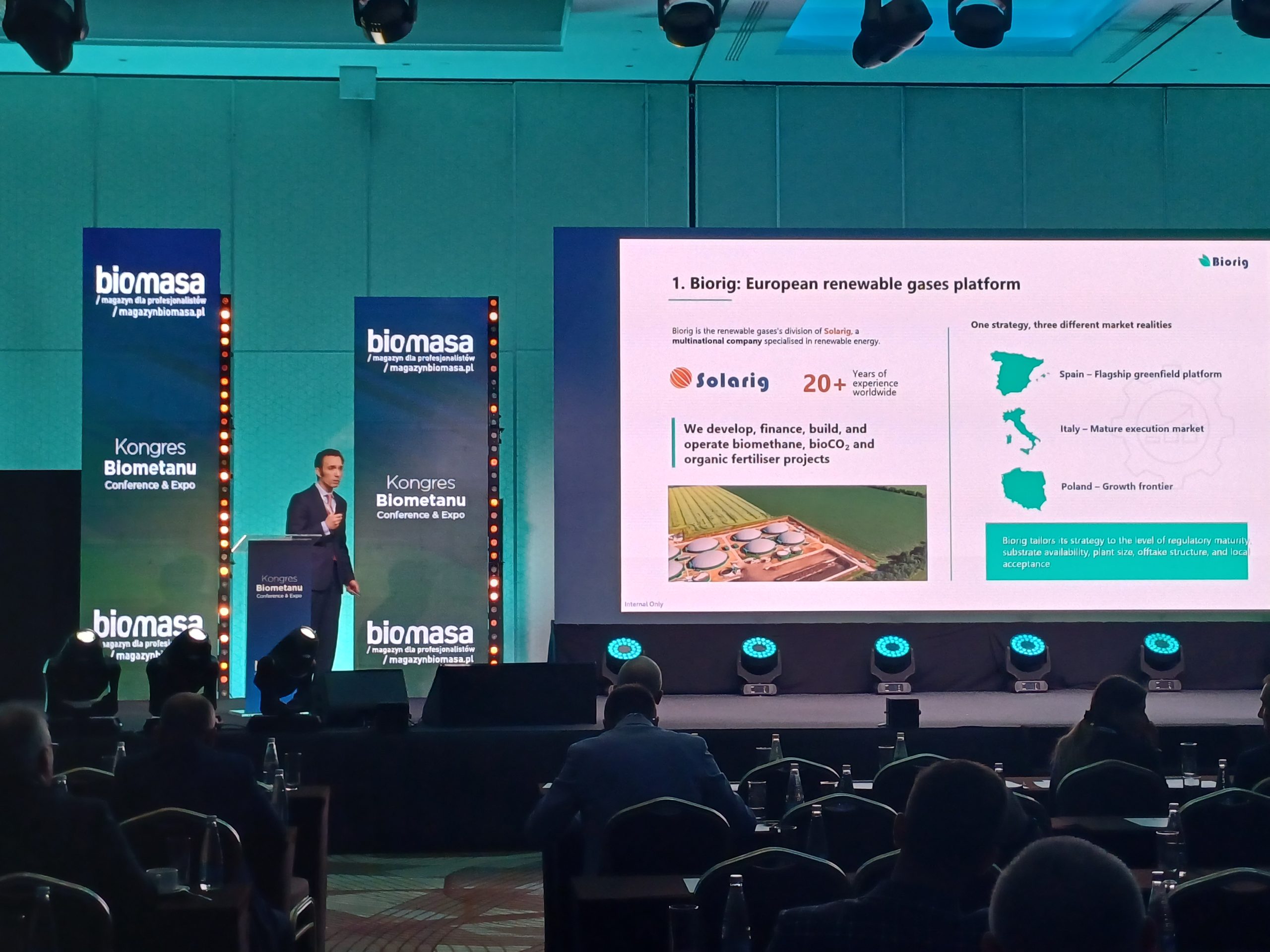 Biorig takes part in Warsaw Biomethane Congress to promote its investment strategy in Poland