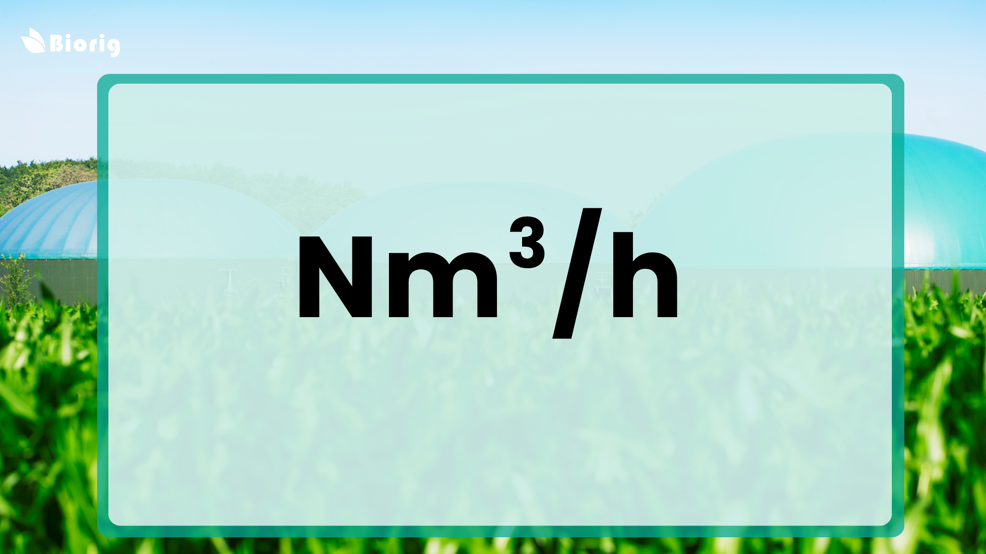 What does Nm³/h mean? 